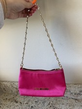 Love Moschino Diamante strap pink satin mini bag picture
