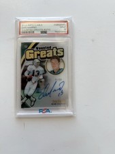 Dan Marino 2022 Impeccable Vaunted Greats Auto Card 45/50 PSA 9 Mint picture