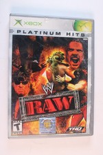 WWF Raw (Microsoft Xbox, 2002) Platinum Hits, Complete, Tested picture