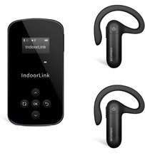 IndoorLink Wireless Tour Guide System 1T2R 600ft Range Open-Ear Headsets picture