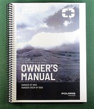 2021 Polaris Ranger XP 1000 Owner's Manual:  Full Color & Protective Covers picture