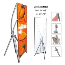 Adjustable Aluminum Stand For Banner Sizes from 20
