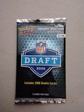2008 Upper Deck DRAFT Edition NFL Football Pack (Untouched/Trusted Seller) picture