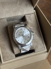 Burberry BU9357 Nova Check 42 mm Stainless Steel Chronograph Unisex picture