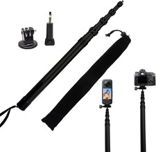 16Ft/5M Carbon Fiber Invisible Selfie Stick,16Ft Extended Super Long Pole for In picture