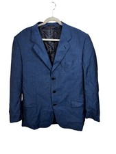 Pancaldi & B For Surreys Blue Blazer 3 Button Sport Coat Made in Italy Classic picture