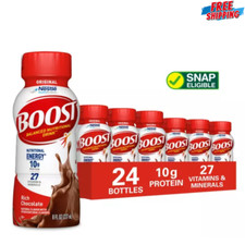 BOOST Original, Nutritional Drink, Rich Chocolate, 10g Protein, 24 - 8 fl oz Bot picture