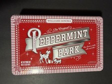 Williams-Sonoma The Original Peppermint Bark 1LB EMPTY Tin picture