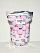 Freeze Dried Candy Pink Cotton Candy Saltwater Taffy *4 Oz* Made Fresh To Order picture