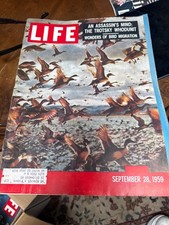 Life magazine, September 28, 1959 wonders of bird migration very good condition picture