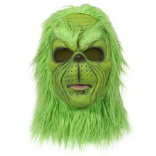 Christmas Green Cosplay Adult Plush Christmas Suit Costume Christmas Holiday picture