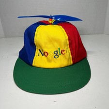 Vintage Google Noogler Propeller Beanie Hat Intern Employee Multicolour Flexfit picture