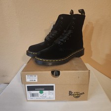 BRAND NEW WMNS DR. MARTENS 1460 PASCAL VELVET BLACK SZ 5 1461 BOOTS SHOES picture