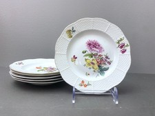 ca. 1901-1903 Herend Bouquet of Flowers salad plates, 8'', set of 6, excellent picture