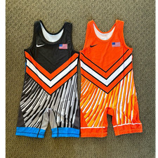 Oklahoma State RTC Freestyle Wrestling Singlet Set Adult Medium picture