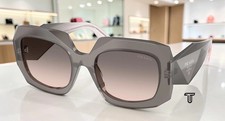 PRADA PR B23SF 20F70S Grey Pink Gradient Grey 55 mm Women's Sunglasses picture