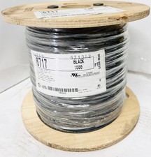 Alpha Wire EcoWire® 6717 Hook-Up Wire Stranded 14AWG Black 1000'roll picture