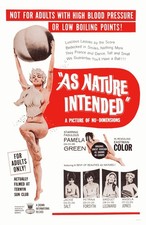 As Nature Intended aka Naked As Nature Intended 1961 Vintage Movie Poster Print picture