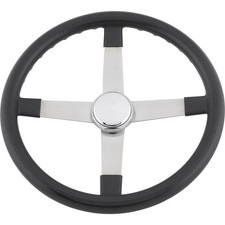 Competition 4-Spoke Bell-Style Steering Wheel, 15 Inch, Dished picture