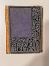Antique 1917 Peter Rabbits Christmas By Duff Graham Altemus Co Loose Pages AS IS picture