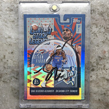 Topps 2024-25 Limited Stock Legends Shai Gilgeous-Alexander ON CARD AUTOGRAPH picture