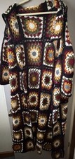 Vintage Handmade Crochet Duster picture
