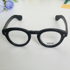 MOSCOT Glasses KEPPÉ Black Frame Round Retro COL.BLACK Unisex 45□26-145 picture