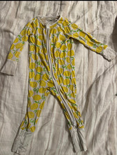 Little Sleepies Bamboo Viscose Zip Sleeper 3-6 Months Lemon Fruit Print picture