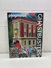 Playmobil Ghostbusters Firehouse Headquarters 9219 Retired Set Unopened & Sealed picture