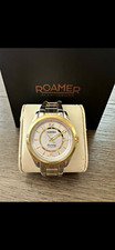 Roamer Mustang Automatic Swiss Made Two-Tone Date 42mm Men's Watch w/Box picture