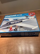 Playmobil 5619- City Life Private Jet 2013 RARE Airplane New In Box Building Se picture