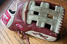 Rawlings GG Elite GGE1275HBRC 12.75” Baseball Glove RHT Outfield Brown picture