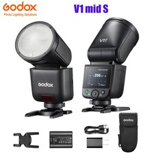 Godox V1 MID S Flash for Sony 55Ws TTL 1/8000s Round Head Speedlite Touchscreen picture