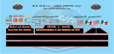 Kansas City Southern SD70ace 4009 Heroes Unit Decals N Scale picture