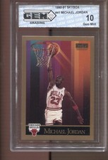 1990-91 Michael Jordan Skybox #41 Gem Mint 10 Chicago Bulls HOF MVP picture