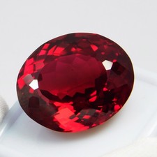 Natural Red Painite 37.30 Ct Oval Cut Stunning Certified Flawless Loose Gemstone picture