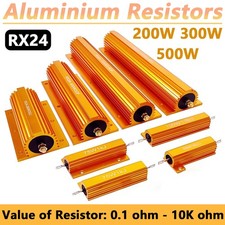 200W/300W/500W RX24 Aluminium Wire Wound High Power Resistors 0.1 ohm to 10K ohm picture
