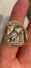 ANCIENT GREEK TETRADRACHM COIN RING picture