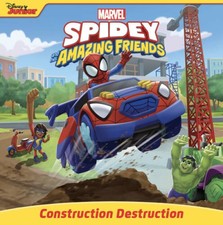 Spidey and His Amazing Friends Construction Destruction - Paperback - GOOD picture