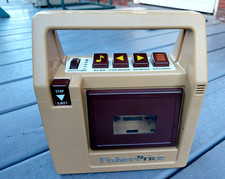FISHER PRICE VINTAGE CASSETTE PLAYER RESTORED WORING #826 PRE SCHOOL picture