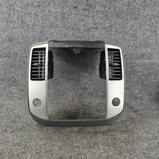 2009-2012 Nissan Frontier Xterra Radio Climate Control Trim Bezel Grey picture