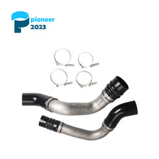 2x Turbo Intercooler Hose with Clamps for 2019‑2024 Ram 2500 3500 4500 5500 6.7L picture