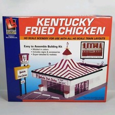 HO Walthers Life-Like 433-1394 Kentucky Fried Chicken Kit - New Open Box  picture