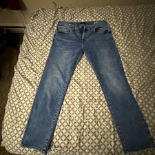 Cinch Men’s Blue Denim Jeans Straight Fit Medium Wash 5-Pocket Mid Rise picture