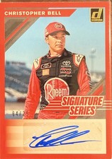 🔥2020 Donruss Signature Christopher Bell Autograph 4/25 NASCAR SS-CB RARE  picture