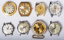 8x Job Lot Men's Hand-Wind Vintage Watches (Audax, Bifora, etc)-- Spares/Repairs picture
