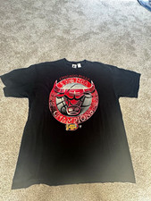Starter Chicago Bulls 1998 NBA Champions Bulls Tour NBA Finals Black Shirt picture