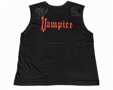 Original WCW Maxx Payne Hand Signed Ring Worn VAMPIRE Event Used Shirt W/ PROOF picture