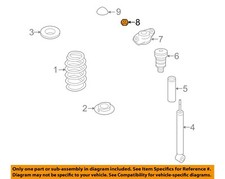 VW VOLKSWAGEN OEM 98-10 Passat Rear Suspension-Top Nut N10304102 picture