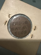 1808 NEATHERLANDS INDIA BATAV ONE DUIT - Unc CONDITION  picture